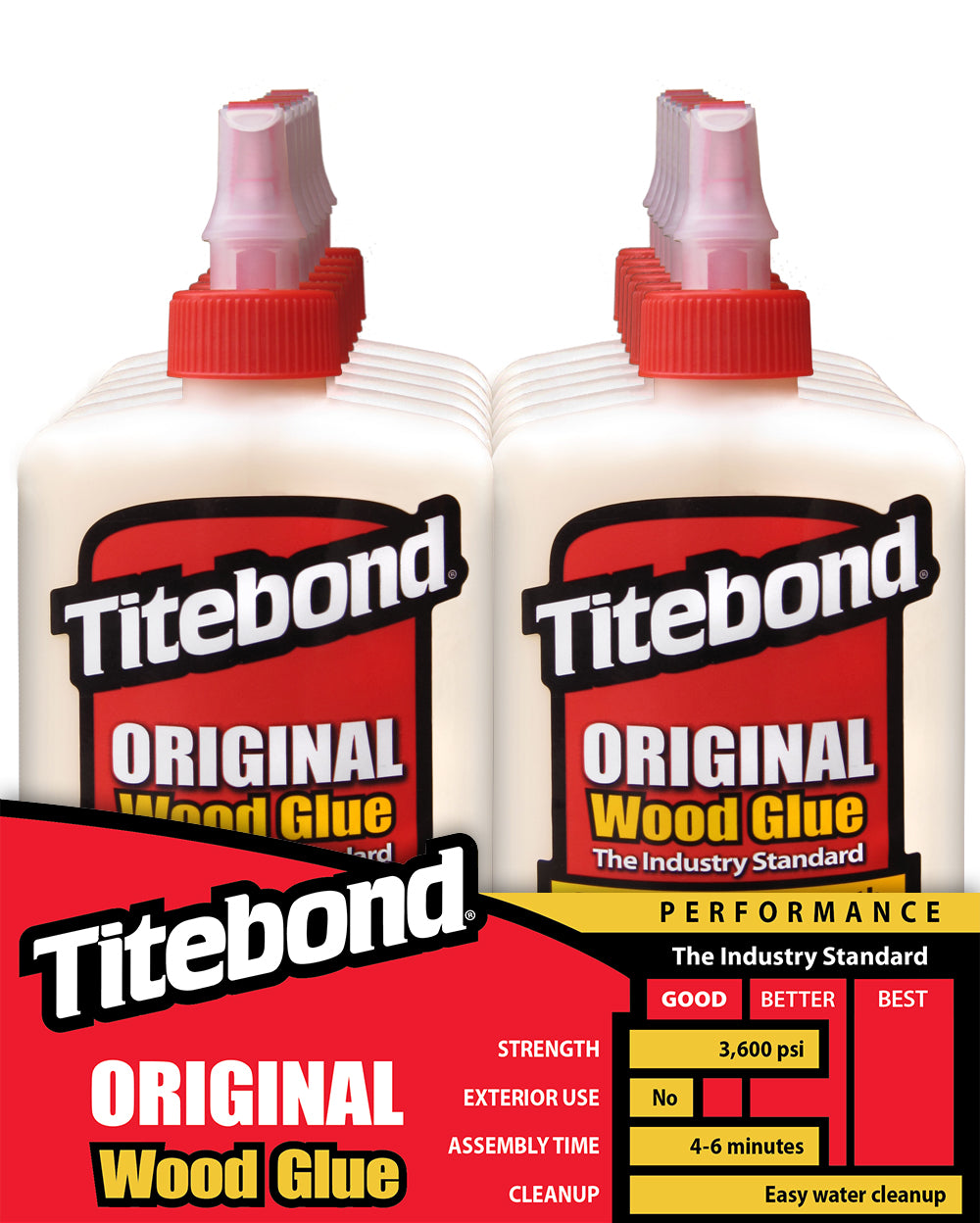 Titebond Original Wood Glue 5063-Yellow-8oz-12pack