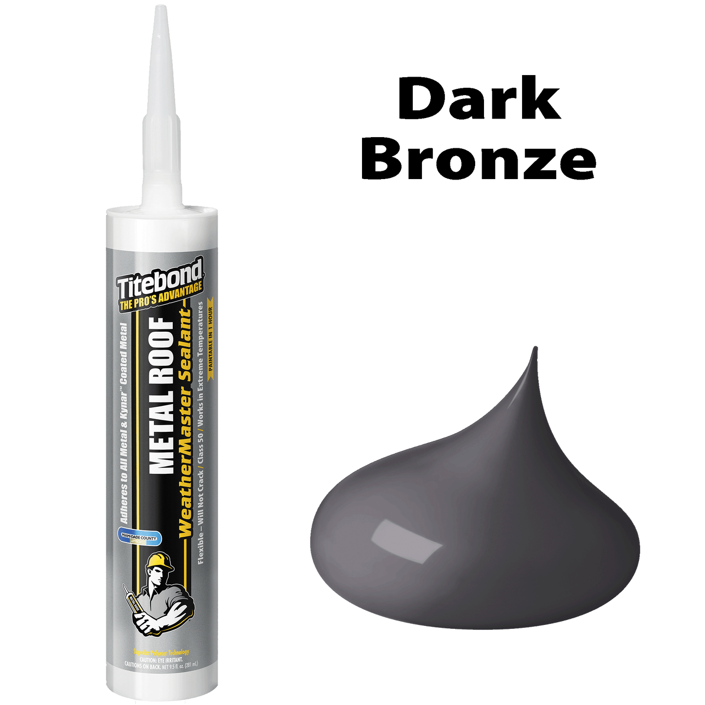 Metal Roof Sealant 63082- Dark Bronze Sausage Tubes