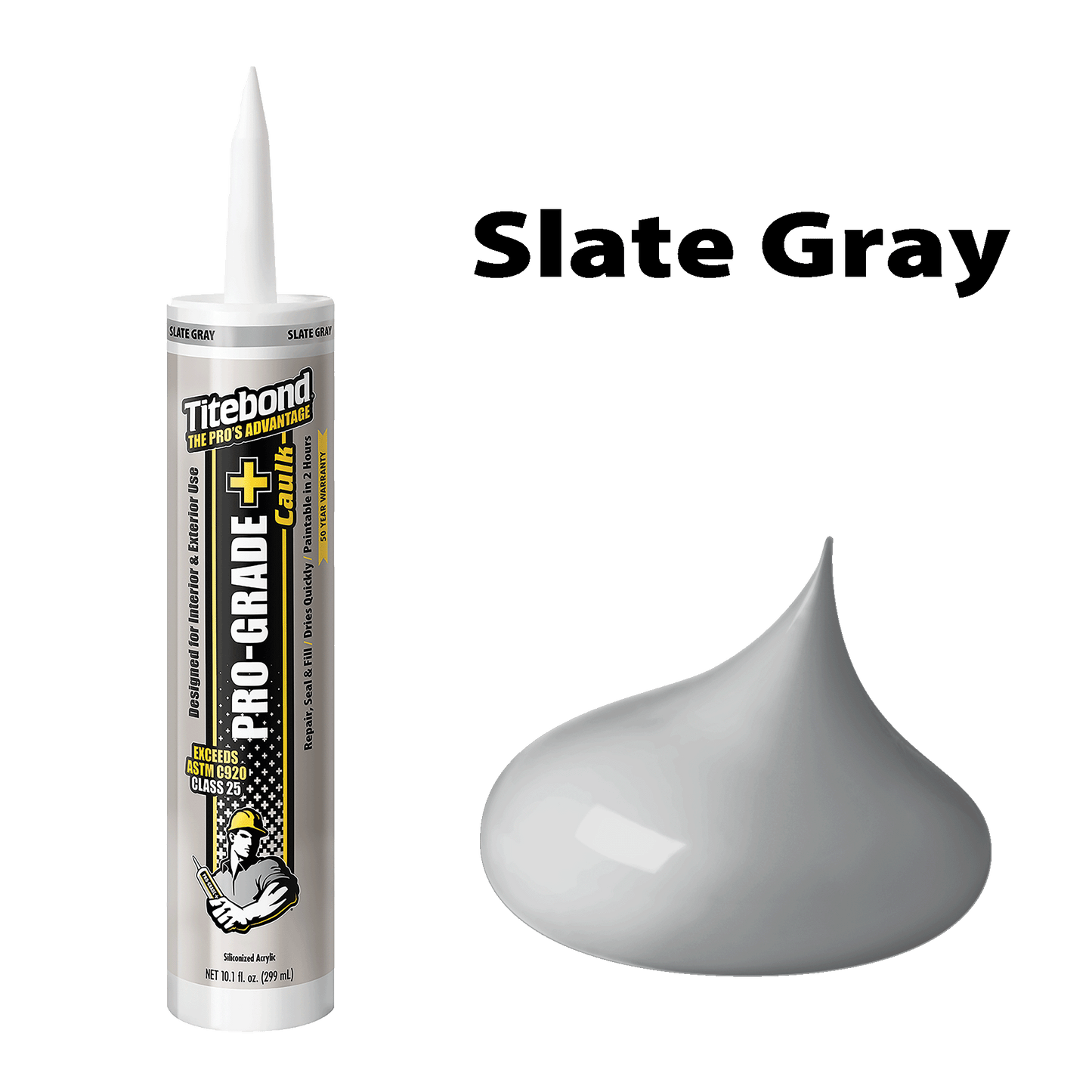 Titebond Pro Grade + Plus (Exterior & Interior) 8441-Slate Gray