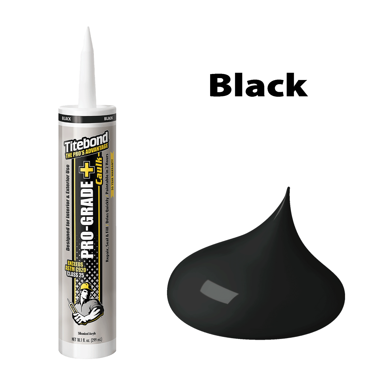 Titebond Pro Grade + Plus (Exterior & Interior) 8461-Black
