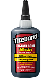Titebond Instant Bond Medium-Jet Black 8211-Black