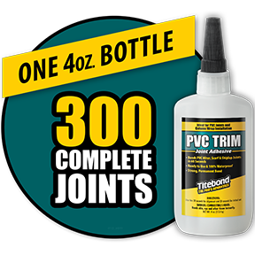 Titebond PVC Trim Joint Adhesive 6422-White