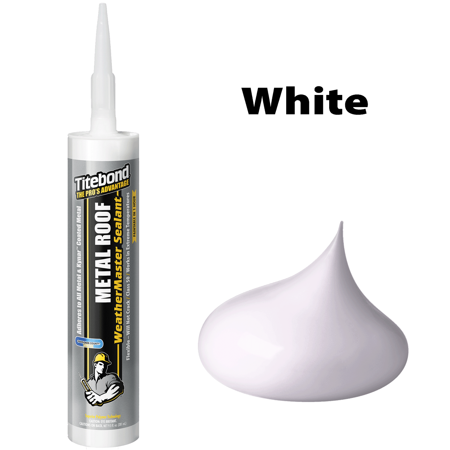 Metal Roof Sealant 63002-White Sausage Tubes