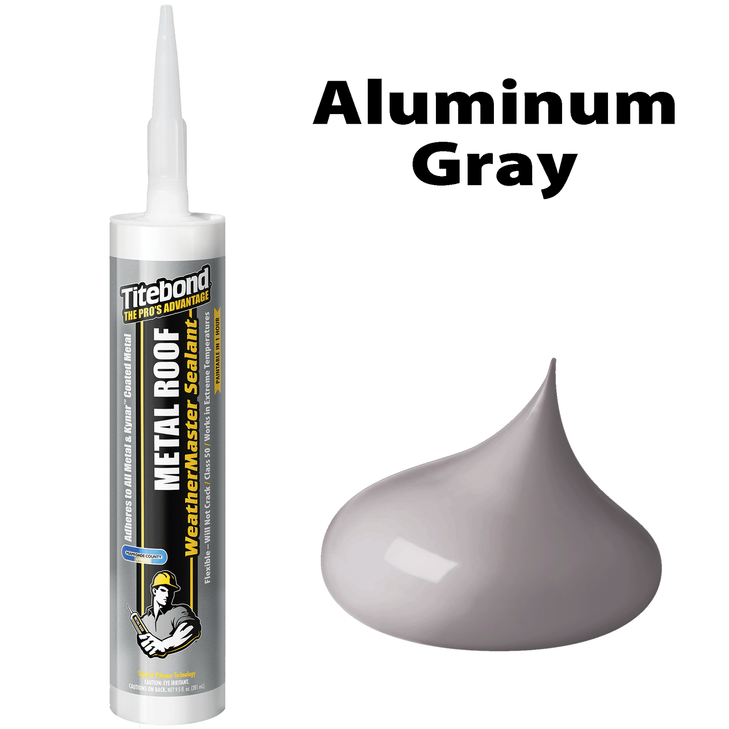 Metal Roof Sealant 63052- Aluminum Gray Sausage Tubes