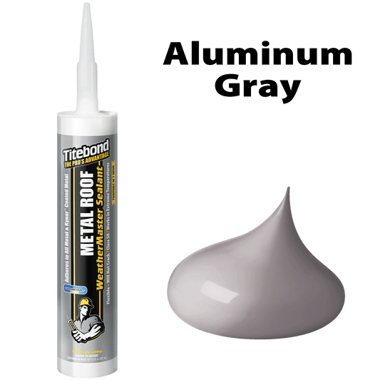 Metal Roof Sealant 63052- Aluminum Gray Sausage Tubes