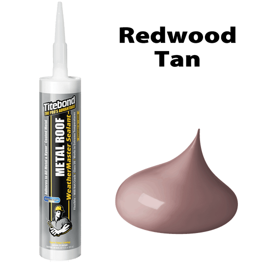 Metal Roof Sealant 63062- Redwood Tan Sausage Tubes