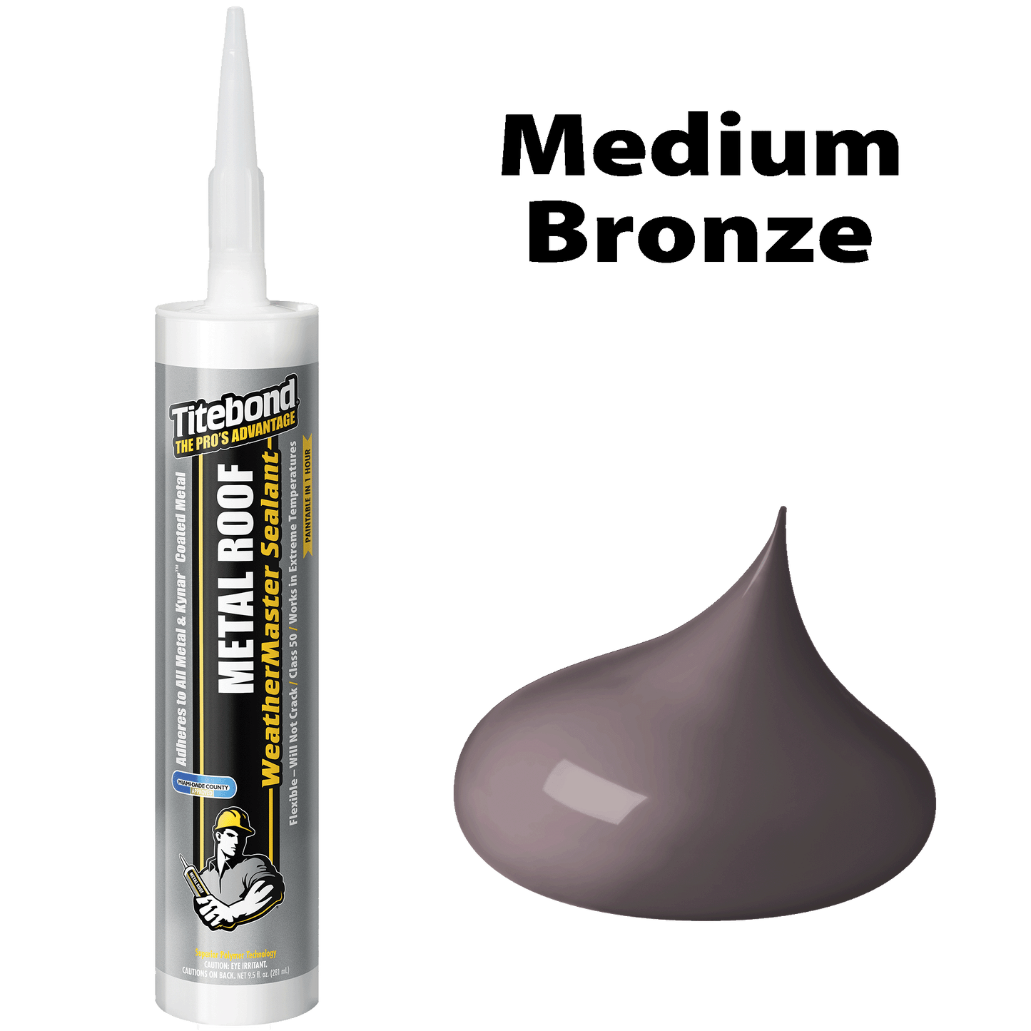 Metal Roof Sealant 63072- Medium Bronze Sausage Tubes