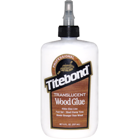 Titebond Translucent Wood Glue 6123-White Then DriesTranslucent